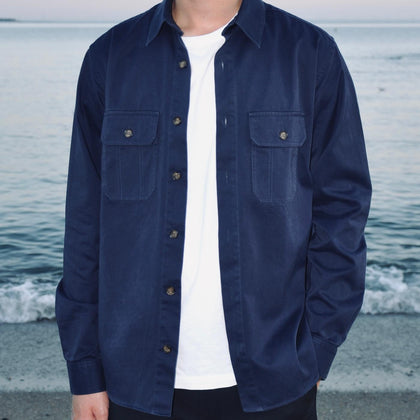 BLUE OVERSHIRT