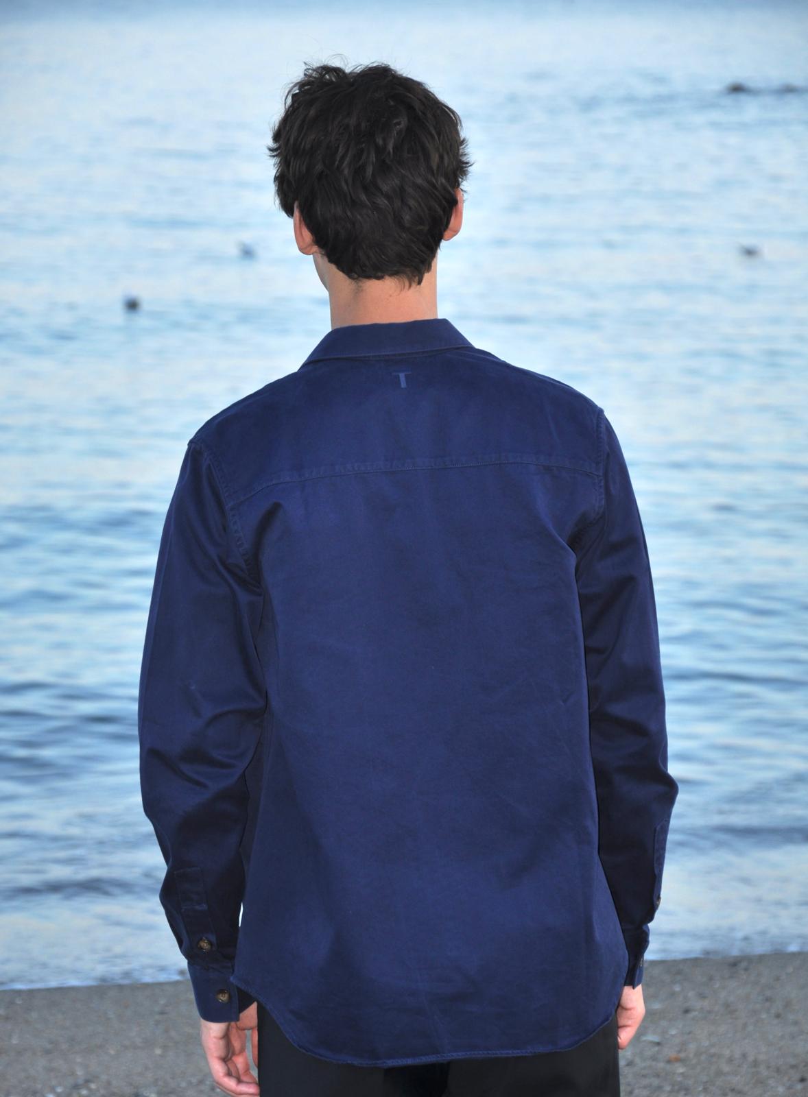 BLUE OVERSHIRT